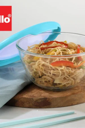 CELLO Ornella Toughened Glass Mixing Bowl with Premium Lid