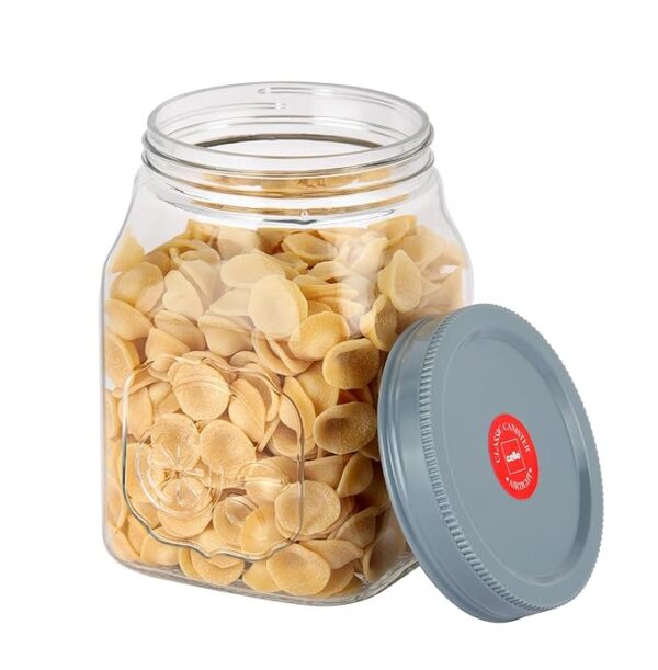 CELLO Classic Glass Storage Canister 1500ml, Grey