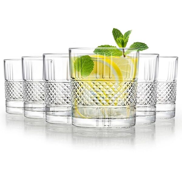 CELLO Brilliant Tumbler Glass Set of 6, 325ml Each