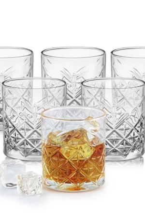 AM2603 CELLO Old Fashioned Tumbler 340 ml Drinking Glasses Set