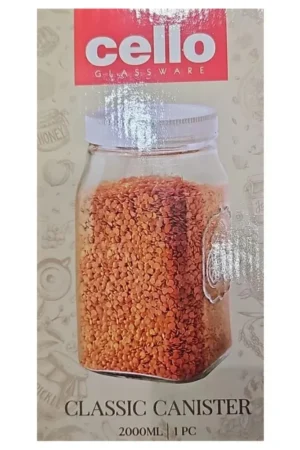 CELLO Classic Canister Glass Jar 2000ml