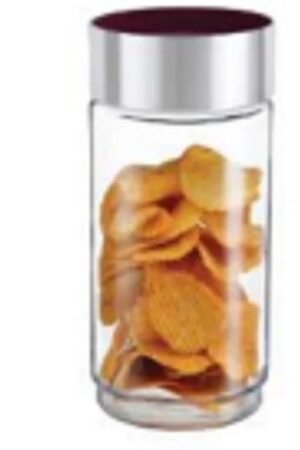 Cello Modustack Steelox glassy, For Dry Fruits Storage -500 ml