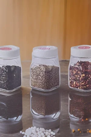 CELLO Classic Canister Glass Jar 300ml (Set of 3)